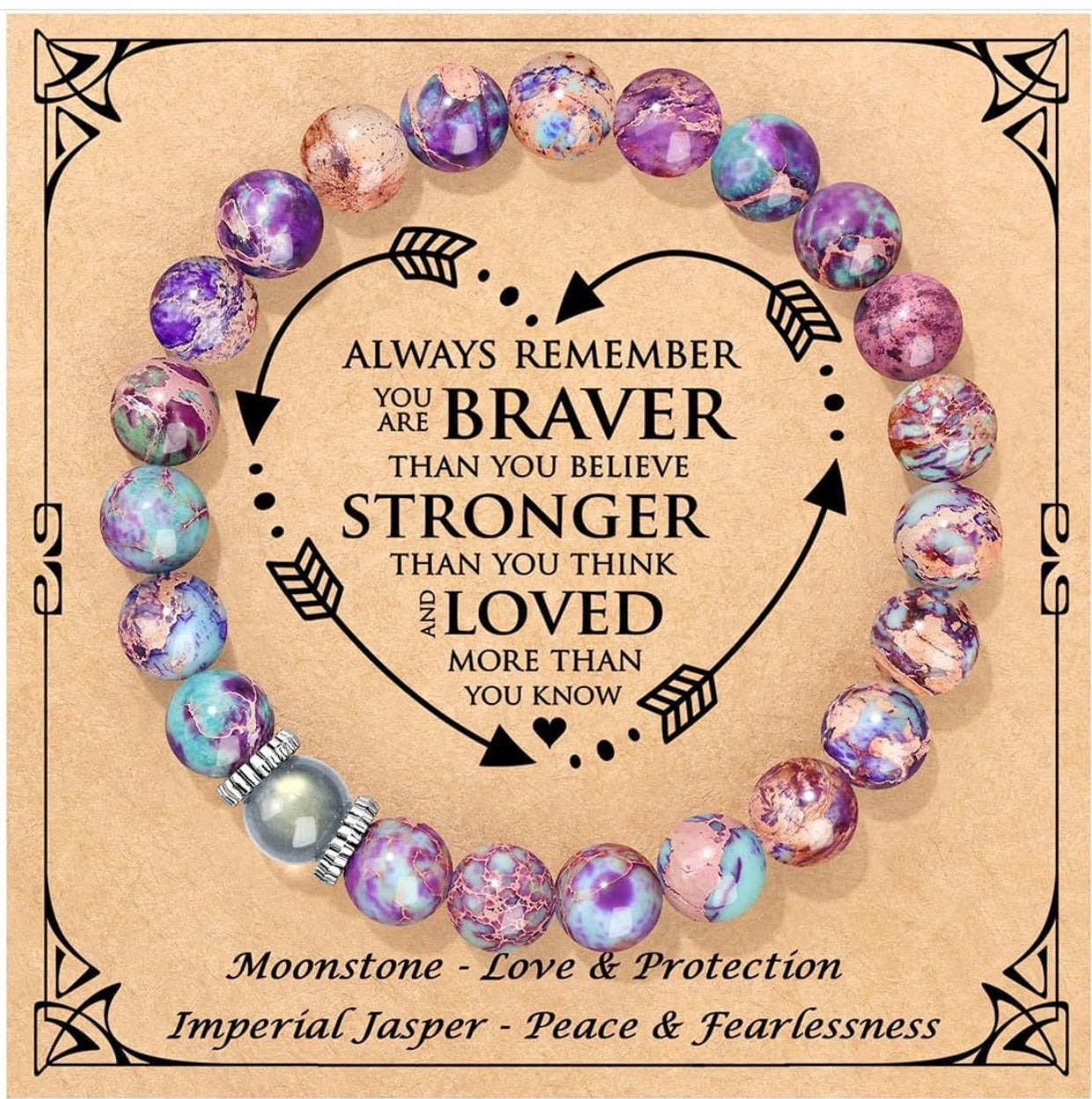 Amethyst, Turquoise Howlite